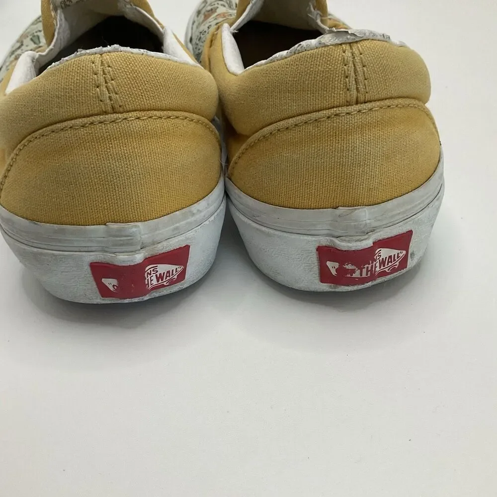 Vans Customs California National Parks Slip-On Sneakers M 5.5 W 7.0 Needs Repair